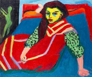 Sitting Girl, 1910 Ernst Kirchner