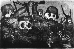 Stormtroops Advance Under Gas, 1924 Otto Dix