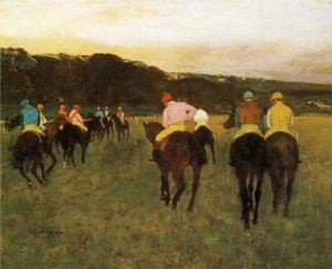 Race Horses at Longchamp, 1874 Edgar Degas