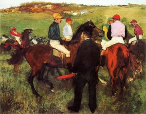 Racehorses at Longchamp, 1873 Edgar Degas Racehorses at Longchamp, 1873 Edgar Degas