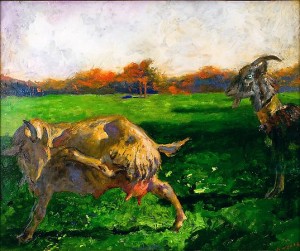 That Blue-eyed Goat, Jamie Wyeth, 2011 That Blue-eyed Goat, Jamie Wyeth, 2011