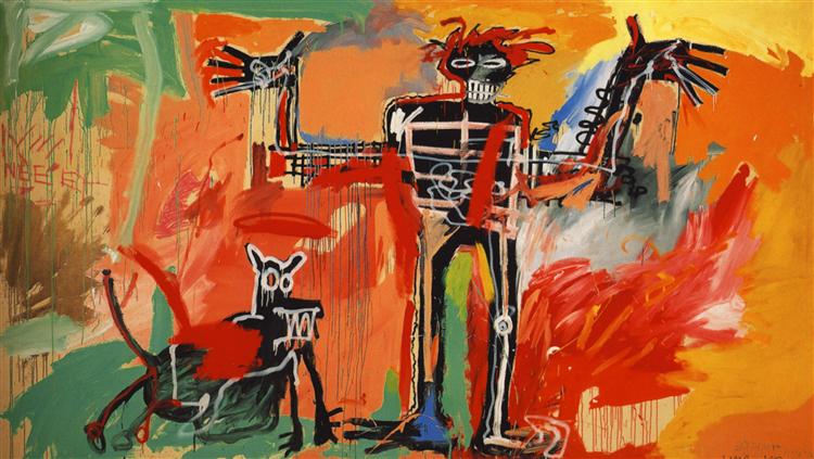 Boy and Dog in a Johnnypump, 1982 Jean-Michel Basquiat
